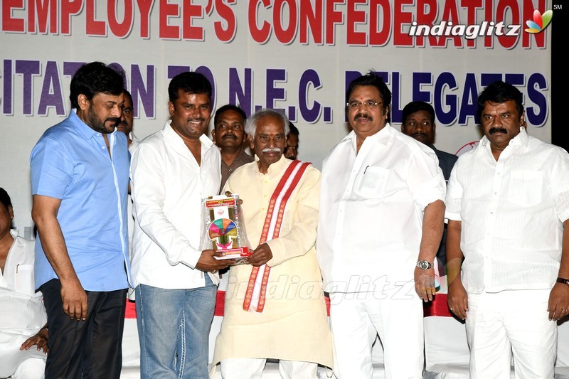 Chiru, Dasari Grace All India Film Employees' Fed Event