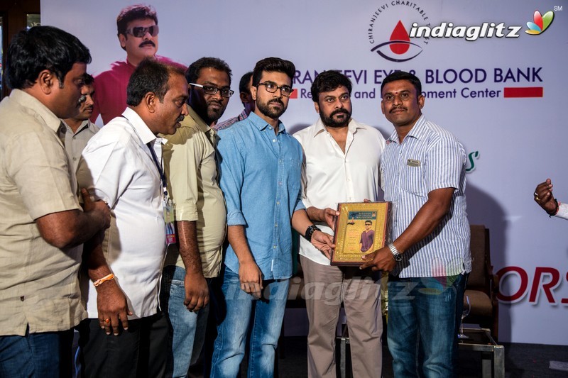 Chiranjeevi, Charan Thanking Fans For Blood Camps