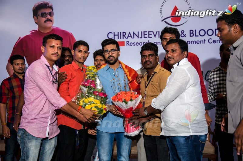 Chiranjeevi, Charan Thanking Fans For Blood Camps