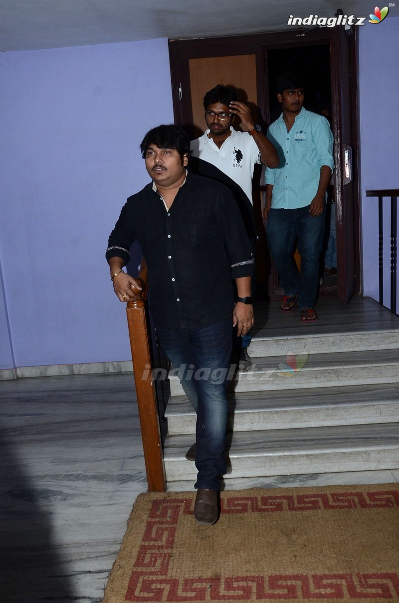 Chiranjeevi Watches 'Supreme' Movie @ Prasad Lab