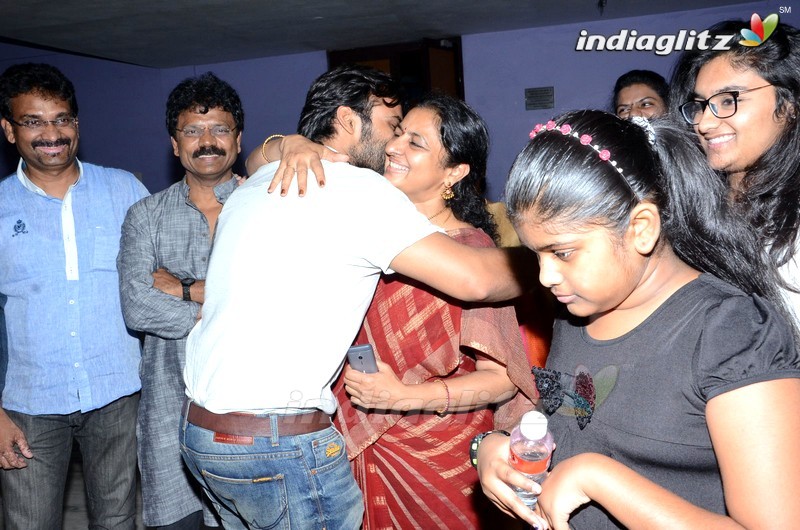 Chiranjeevi Watches 'Supreme' Movie @ Prasad Lab