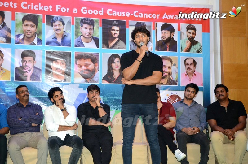 Cinema Meets Cricket For A Good Cause Cancer Awareness Press Meet