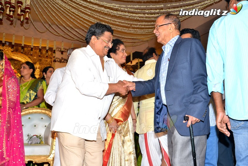 Celebs @ C Kalyan Son Wedding