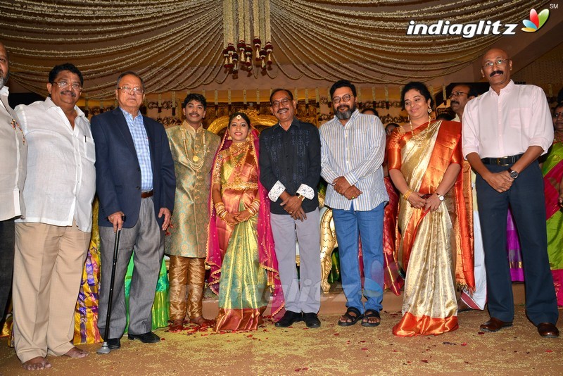 Celebs @ C Kalyan Son Wedding