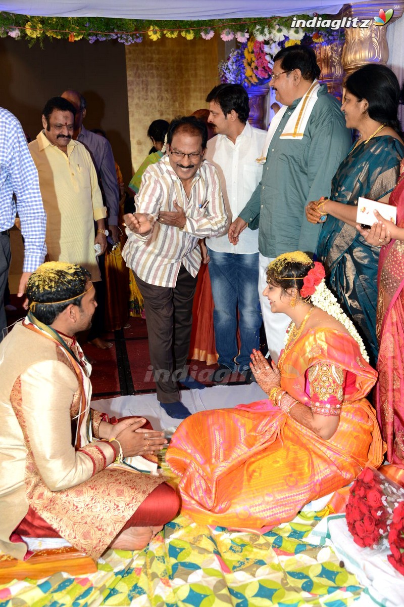 Celebs @ Director K Vasu Daughter Wedding