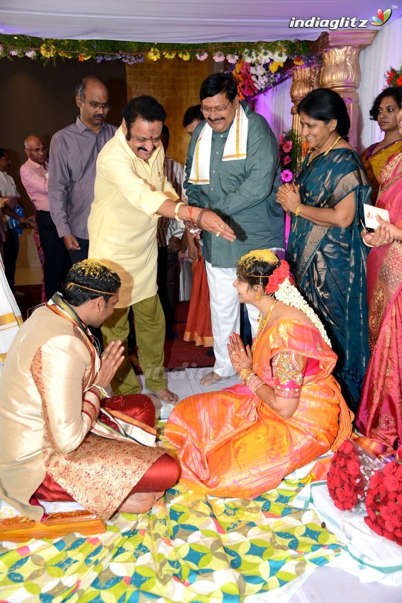 Celebs @ Director K Vasu Daughter Wedding