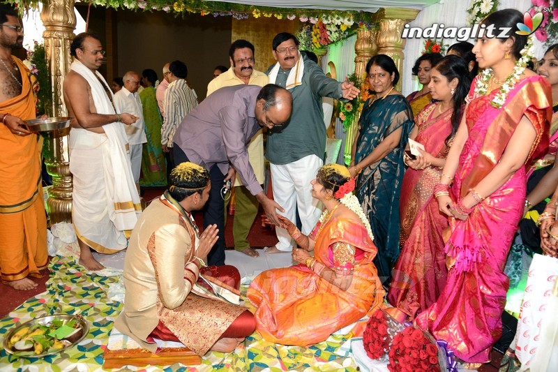 Celebs @ Director K Vasu Daughter Wedding