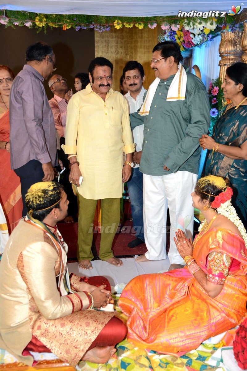 Celebs @ Director K Vasu Daughter Wedding