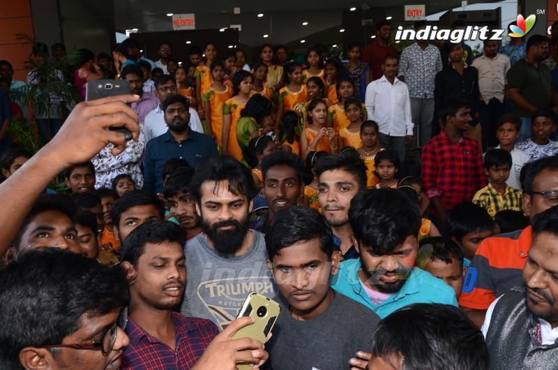 Sai Dharam Tej Arranged Special Show Of 'Avengers' For Orphan Kids