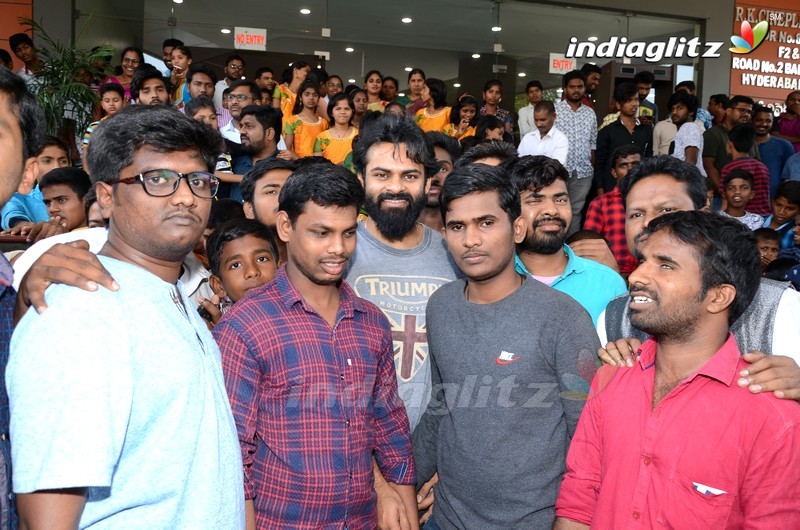 Sai Dharam Tej Arranged Special Show Of 'Avengers' For Orphan Kids