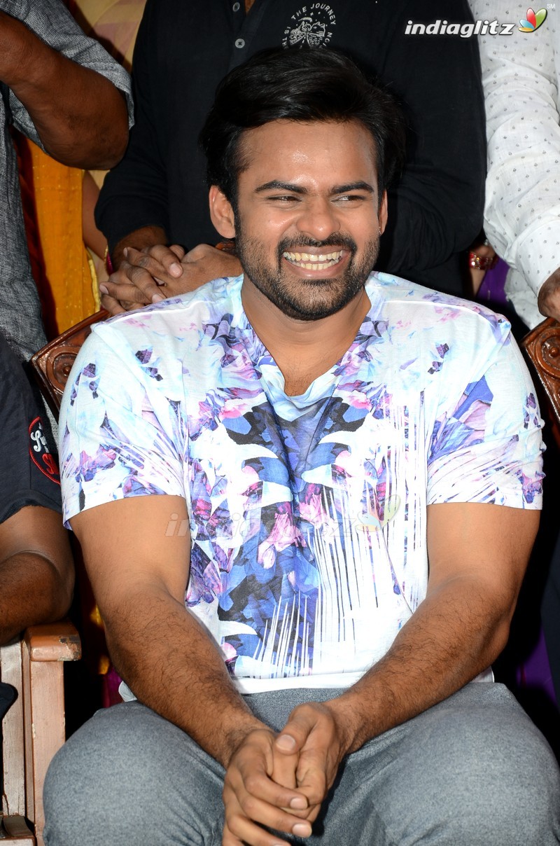 Sai Dharam Tej-Karunakarans Movie On Location Press Meet