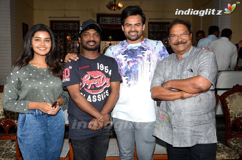 Sai Dharam Tej-Karunakarans Movie On Location Press Meet