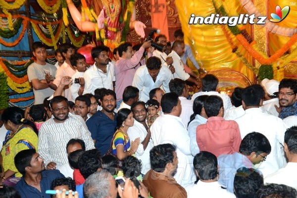 'Dictator' Song Launch At Khairatabad Ganesha Idol