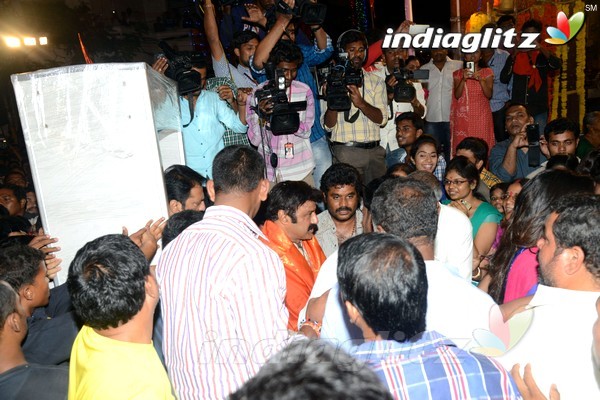 'Dictator' Song Launch At Khairatabad Ganesha Idol