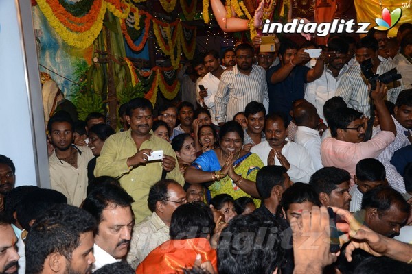 'Dictator' Song Launch At Khairatabad Ganesha Idol