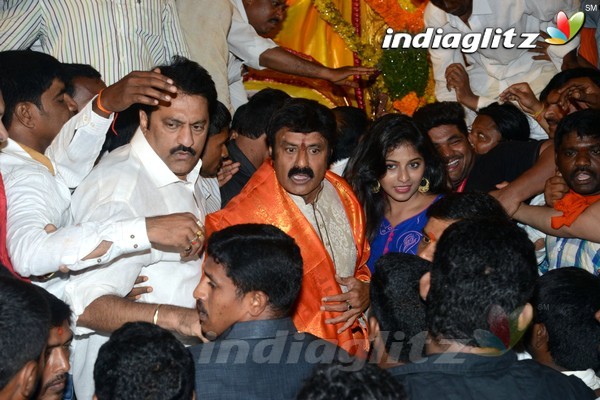 'Dictator' Song Launch At Khairatabad Ganesha Idol