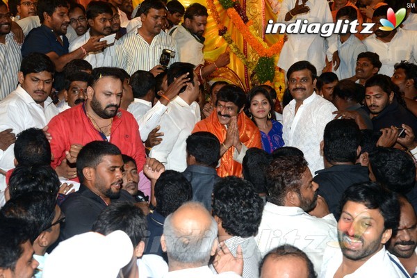 'Dictator' Song Launch At Khairatabad Ganesha Idol