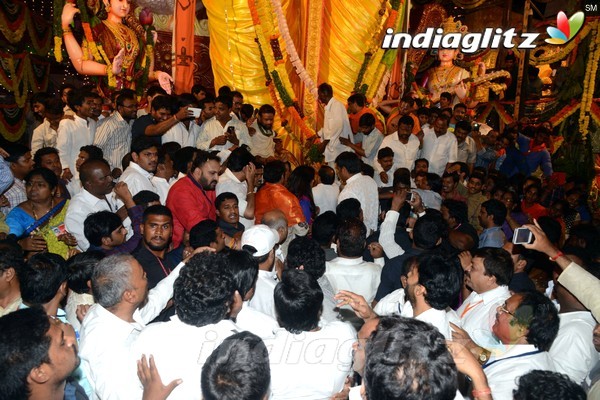 'Dictator' Song Launch At Khairatabad Ganesha Idol