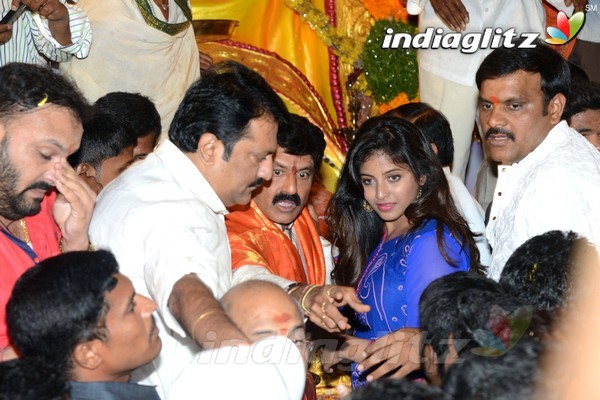 'Dictator' Song Launch At Khairatabad Ganesha Idol