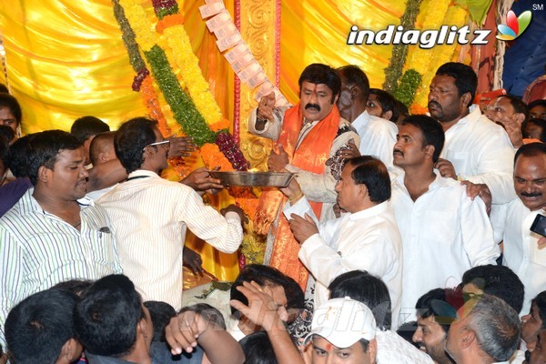 'Dictator' Song Launch At Khairatabad Ganesha Idol