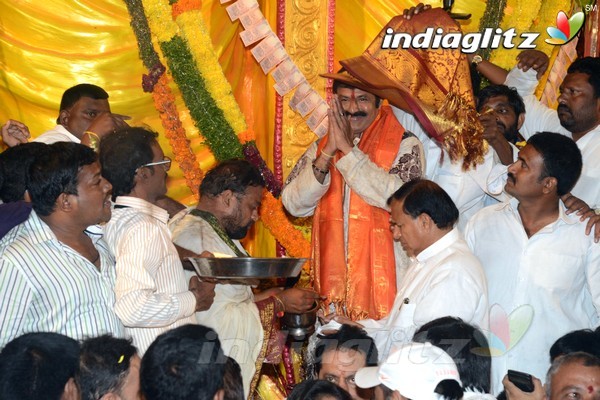 'Dictator' Song Launch At Khairatabad Ganesha Idol