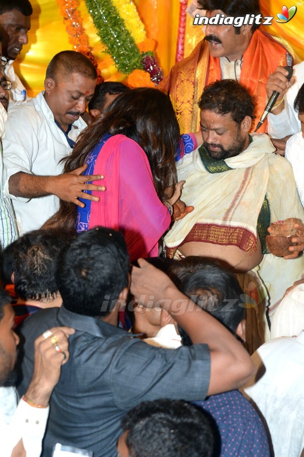 'Dictator' Song Launch At Khairatabad Ganesha Idol