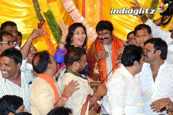 'Dictator' Song Launch At Khairatabad Ganesha Idol