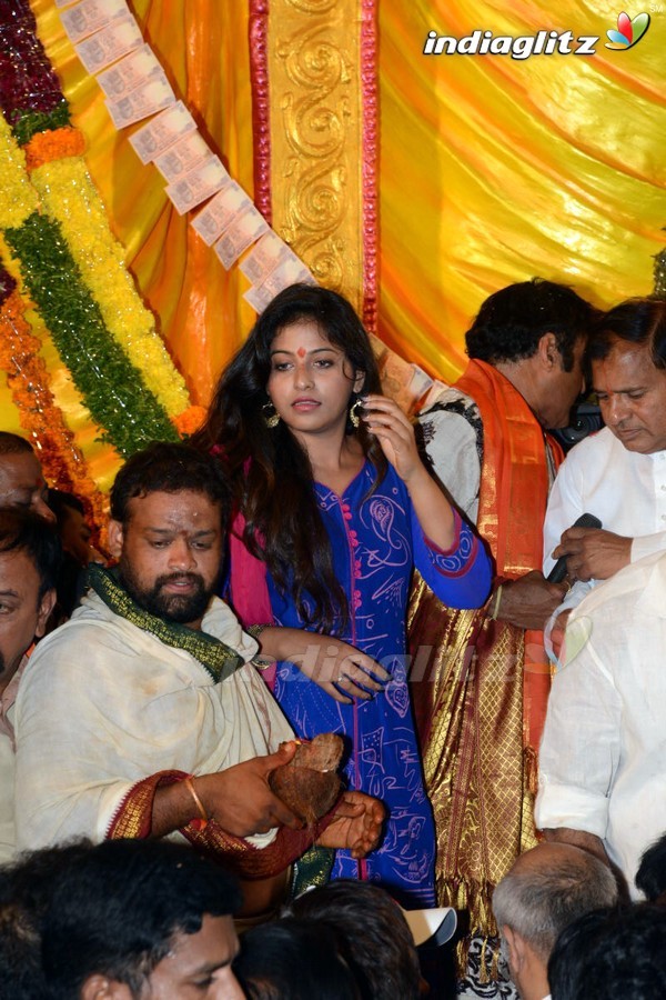 'Dictator' Song Launch At Khairatabad Ganesha Idol