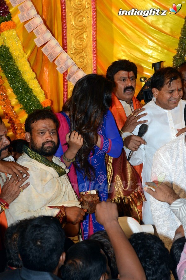 'Dictator' Song Launch At Khairatabad Ganesha Idol