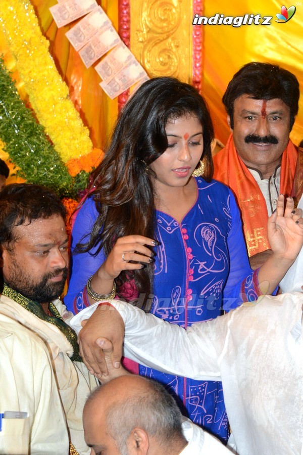 'Dictator' Song Launch At Khairatabad Ganesha Idol