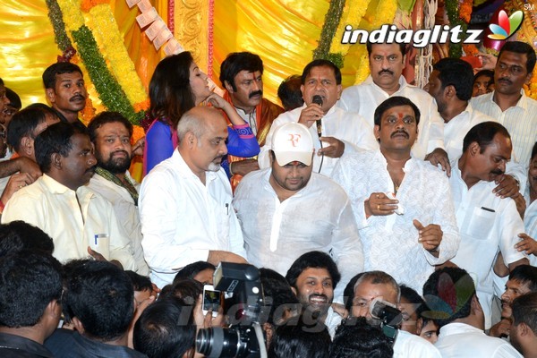 'Dictator' Song Launch At Khairatabad Ganesha Idol