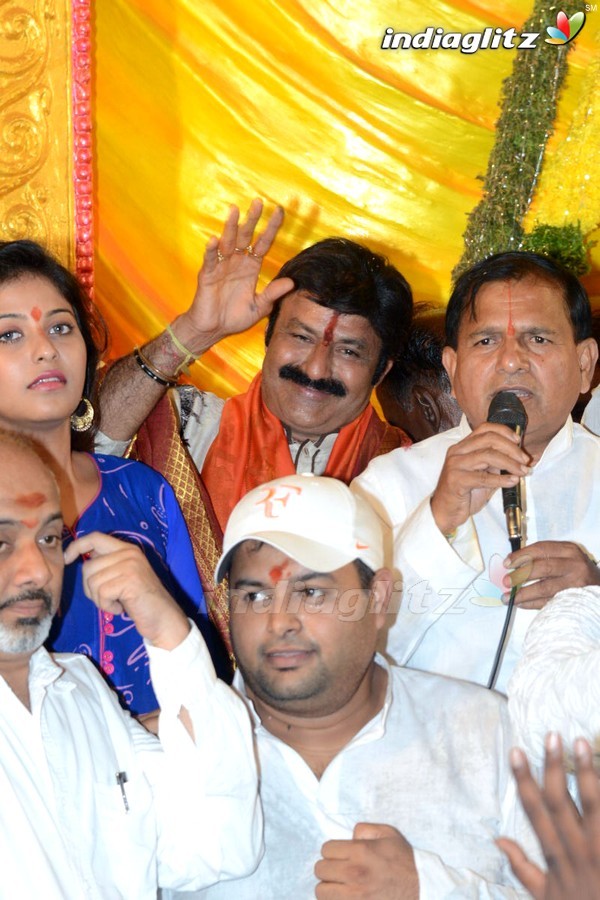 'Dictator' Song Launch At Khairatabad Ganesha Idol