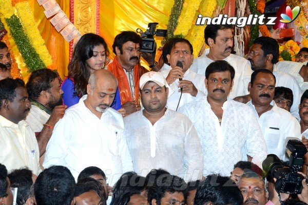 'Dictator' Song Launch At Khairatabad Ganesha Idol