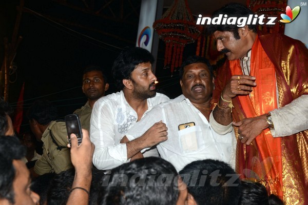 'Dictator' Song Launch At Khairatabad Ganesha Idol