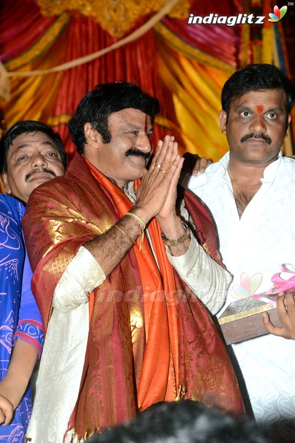 'Dictator' Song Launch At Khairatabad Ganesha Idol