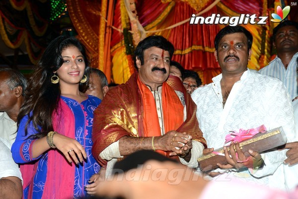 'Dictator' Song Launch At Khairatabad Ganesha Idol