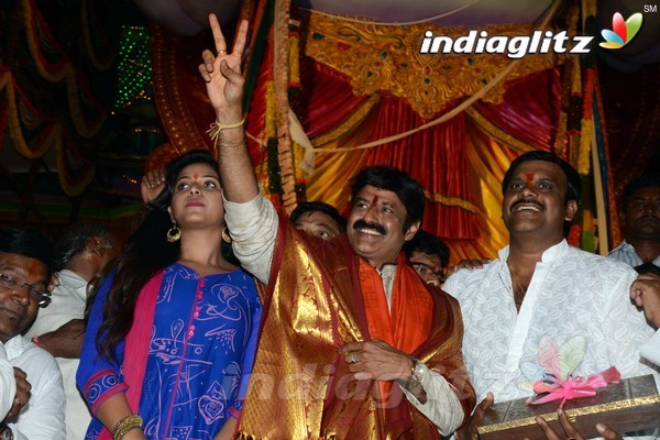 'Dictator' Song Launch At Khairatabad Ganesha Idol