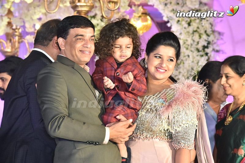 Celebs @ Dil Raju Nephew Harshith Reddy Wedding Reception