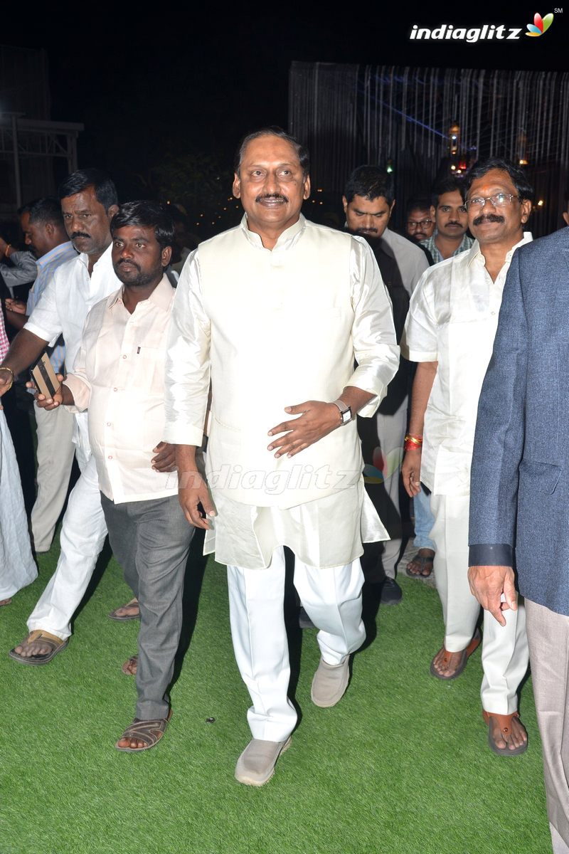 Celebs @ Dil Raju Nephew Harshith Reddy Wedding Reception