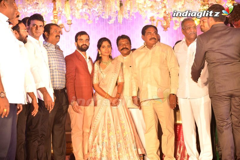 Celebs @ Dil Raju Nephew Harshith Reddy Wedding Reception