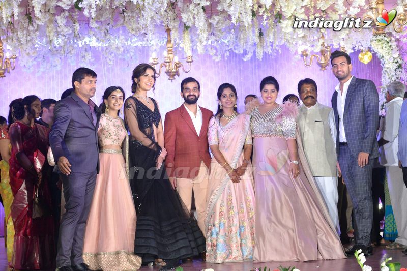 Celebs @ Dil Raju Nephew Harshith Reddy Wedding Reception