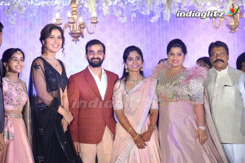 Celebs @ Dil Raju Nephew Harshith Reddy Wedding Reception