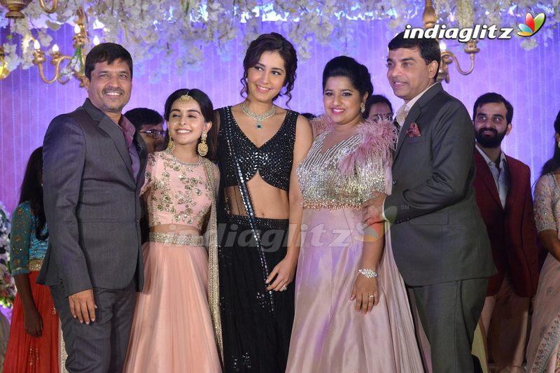 Celebs @ Dil Raju Nephew Harshith Reddy Wedding Reception