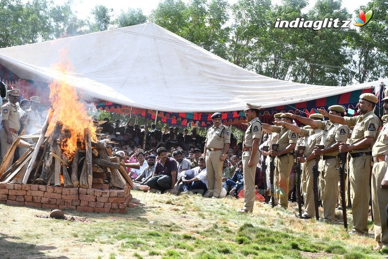 Dasari Narayana Rao Last Rites @ Moinabad Farmhouse