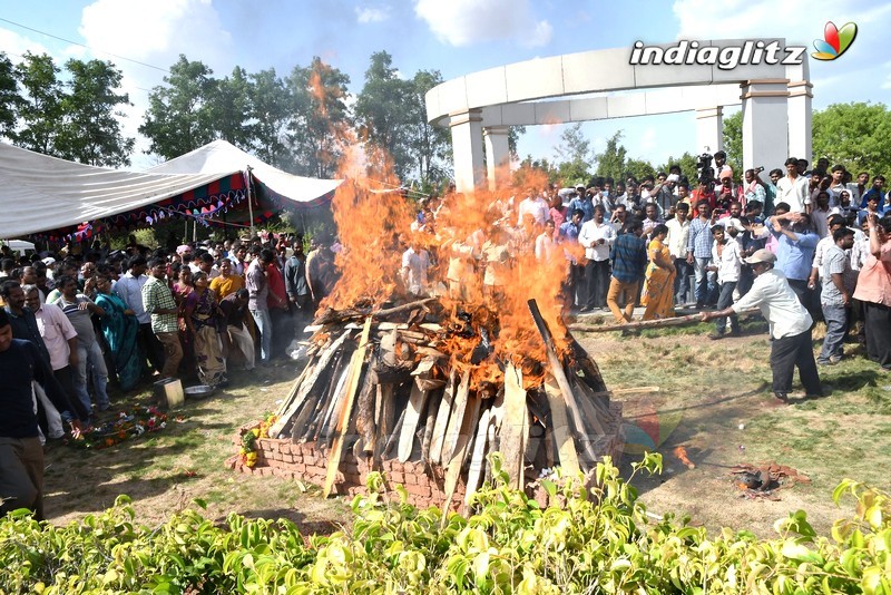 Dasari Narayana Rao Last Rites @ Moinabad Farmhouse