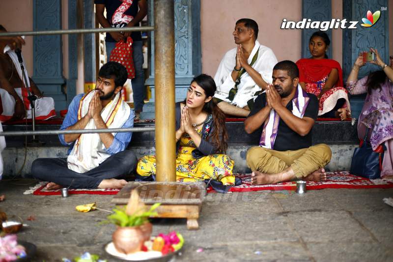 'Ee Maya Peremito' Team @ Antarvedi Temple & Radio Mirchi