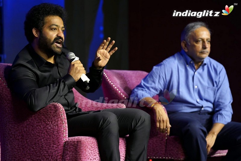 NTR @ Evaru Meelo Koteeswarulu Show Press Meet