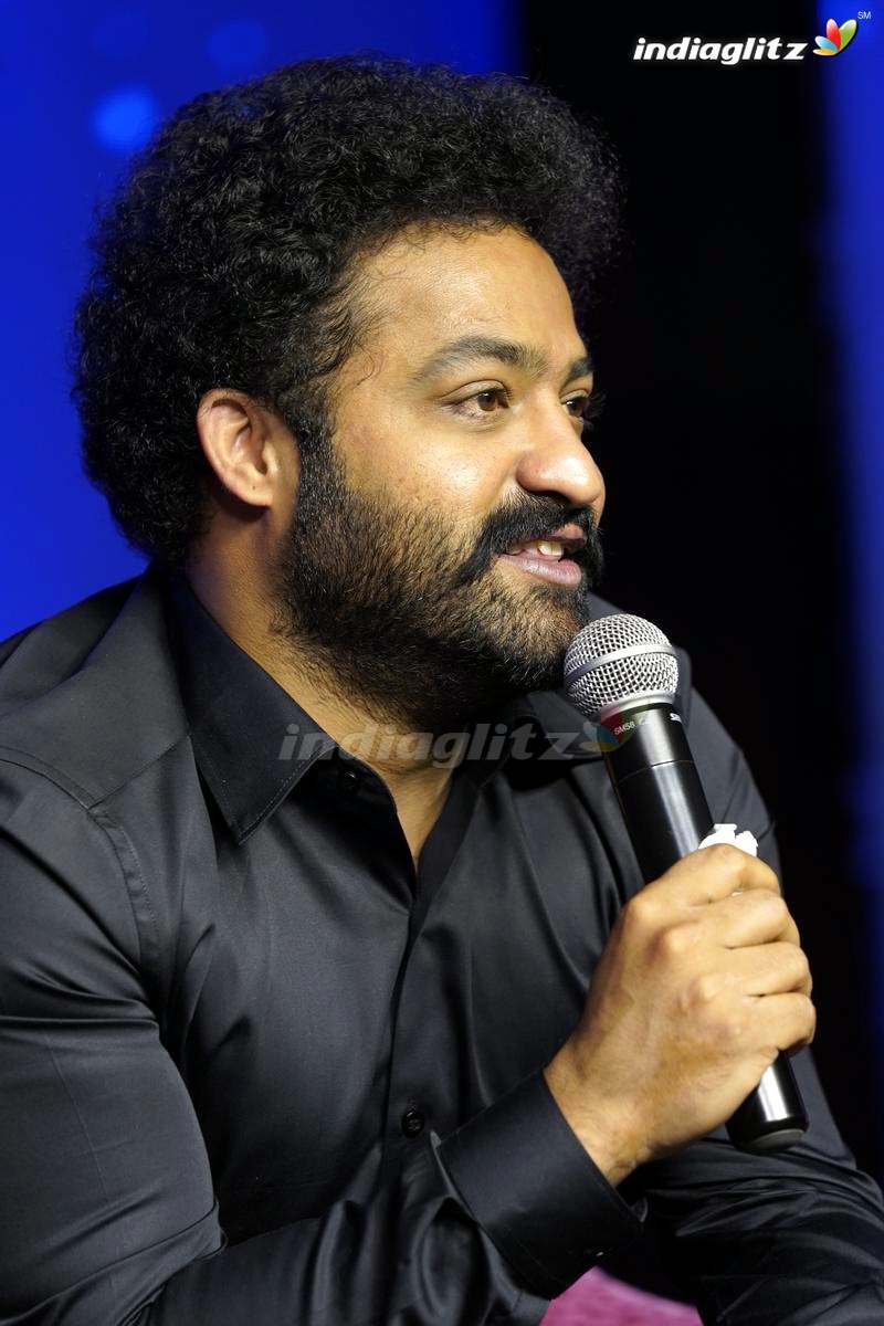 NTR @ Evaru Meelo Koteeswarulu Show Press Meet