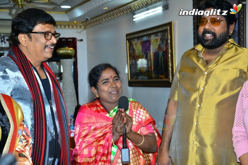 Ex MLA Venkata Rao felicitates Singer Baby