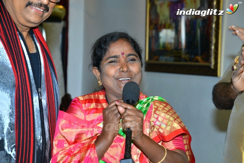 Ex MLA Venkata Rao felicitates Singer Baby